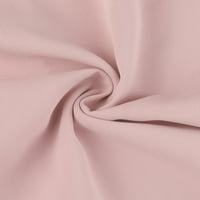 Chilipiruri unice femei Zburli gât butonul jos cravată talie camasa rochie roz s