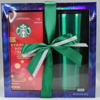 Pahar Starbucks Holiday Green din oțel inoxidabil cu cafea Holiday Blend