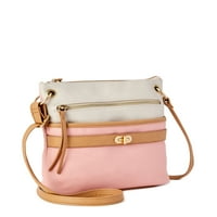 Timp și Tru femei Adult Norah Crossbody geantă de mână roz