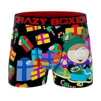 Crazy Boxer South Park Holiday, boxeri pentru bărbați, pachet de 3