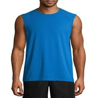 Russell bărbați și bărbați mari musculare fără mâneci Colorblock Rezervor de top, până la 3XL