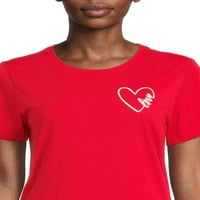 Tricou grafic de dragoste pentru femei de Ziua Îndrăgostiților