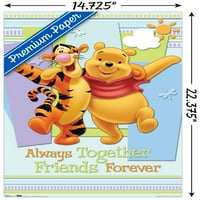 Disney Winnie the Pooh - Poster de perete Pooh și Tigger, 14.725 22.375