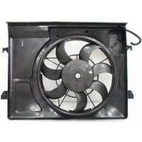 Agility Piese Auto ansamblu ventilator dublu Radiator și condensator pentru modele specifice Kia