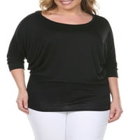 Femei Plus Dimensiune Dolman Top