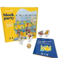 Upbounders Block Party Board Game - Un joc preșcolar suișuri și coborâșuri, cu vârste cuprinse între 3 și 9 ani