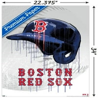 Poster De Perete Boston Red So - Drip Helmet, 22.375 34