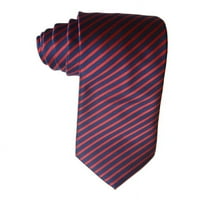 Cravată cu dungi roșii și albastre