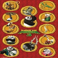 Tendințe Internaționale Kung Fu Panda Grila De Perete Poster 22.375 34