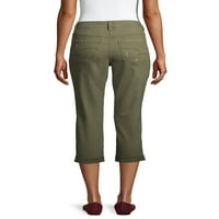 Pantaloni Capri moderni pentru femei Time și Tru