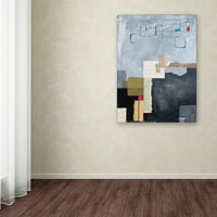 Marcă comercială Fine Art Block Abstract I v2 Canvas Art de Courtney Prahl