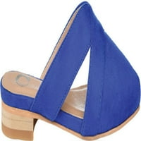 Colecția Journee pentru femei Giada Mule Blue Fau Suede m