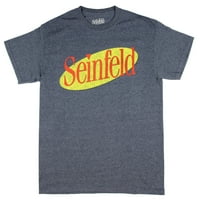 Seinfeld Distressed TV Show clasic grafic Logo T-Shirt 2X-mare