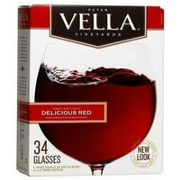 Peter Vella Vin Roșu Delicios, Cutie De Hârtie Litru