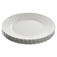 WNA Classicware plastic Dinnerware, Plăci, Plastic, alb, 9in, 12 sac, 15 cutie