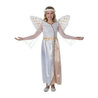 Costum de înger mediu Premium pentru fete-Accesorii de îmbrăcăminte -