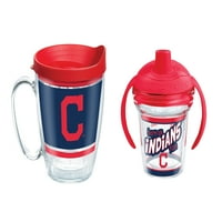 Cleveland Indians Legenda oz cana de cafea și născut un Fan oz ceașcă Sippy cu capace