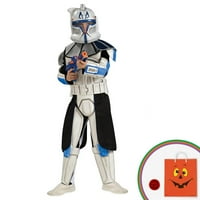 Star Wars Clone Wars-lider Re Deluxe Kit costum pentru copii cu Cadou gratuit