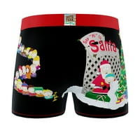 Crazy Boxer South Park Holiday, boxeri pentru bărbați, pachet de 3