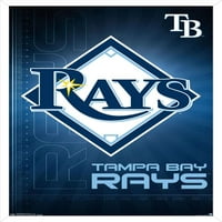 Tampa Bay Rays-Poster De Perete Cu Logo, 14.725 22.375