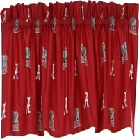 Alabama Crimson Tide Bumbac, 84 15 Perdea Valance, Panou