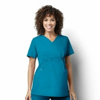 WonderWink WonderWORK 145-Maternitate Mock Wrap Scrub Top