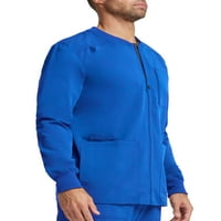 Scrubstar bărbați Ultimate Stretch antimicrobiene Tesatura tehnologie Zip fata Scrub jacheta WD318A