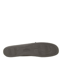 de Dearfoams Men ' s Microsuede sau mocasin din lână de microunde din pâslă cu papuci de căptușeală în carouri