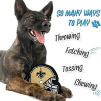 Animale de companie prima NFL New Orleans Saints Tough casca Pet Dog Toy calitate Premium cu built-in Squeaker Chew Toy