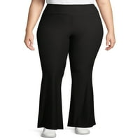 Fără Limite Junior ' Plus Size Mare Creștere Sueded Flare Pantaloni