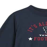 Houston Texans Maneca Lunga Pulover Grafic Echipajul Gât Tricou Pack