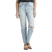Silver Jeans Co. Femei foarte de dorit mare creștere blugi Picior drept, talie dimensiuni 24-36