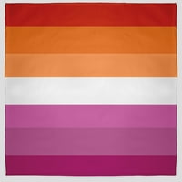 Pur Și Simplu Daisy Inclusiv Lesbiene Pride Flag Arunca Pătură, Multicolor, Arunca Mici