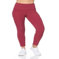 Legging activ cu talie înaltă pentru femei, cu buzunare din plasă