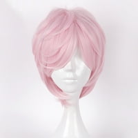 Chilipiruri unice Peruci de păr uman pentru femei Lady 12 peruci roz deschis cu capac de perucă