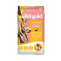 Aur solid Hund-N-Flocken Gut sănătate hrană uscată pentru câini, cereale integrale, miel, 4lb