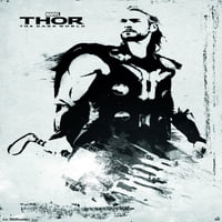 Marvel Cinematic Universe - Thor-Lumea Întunecată-Poster De Perete Cu Ștampilă Ilustrată, 22.375 34