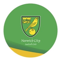Premier League Norwich City Chrome Bar scaun cu pivotant