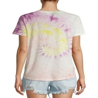 Fără Limite Juniori Tie Dye V-Neck Tee