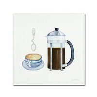 Marcă comercială Artă Plastică 'Coffee Break VIII' artă pe pânză de Kathleen Parr McKenna