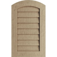 Ekena Millwork 24 W 18 H Timberthane Dur Cedru Arc Top Fau Lemn Non-Funcțional Gable Vent, Amorsate Tan