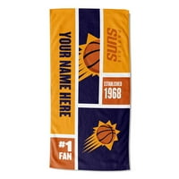 Phoeni Suns NBA Colorblock personalizate Plaja prosop