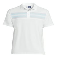 Ben Hogan bărbați și Big Men ' s Modern Fit maneca scurta imprimate Golf Polo Shirt, până la dimensiunea 5XL