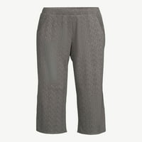 Pantaloni Decupați din tricot hacci pentru femei Joyspun, Dimensiuni S până la 3X