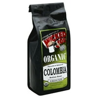 Wicked Joe Organic Mediu Prăjit Cafea Măcinată, Columbian, Oz, Ct
