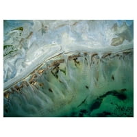 Galerie de artă capodoperă vedere aeriană de coastă de Hermansyah Canvas Art Print 30 40