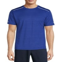 Athletic Works bărbați și bărbați mari Cu mânecă scurtă Stripe Texture Tee, până la dimensiunea 2XL