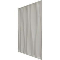 Ekena Millwork 5 8 W 5 8 h Fairfa EnduraWall panou decorativ de perete 3D, UltraCover Satin Smokey Bej