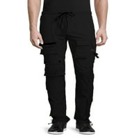 American Stitch bărbați Stretch Nylon Loose Fit Utility Cargo Jogger pantaloni, Dimensiuni S-2XL