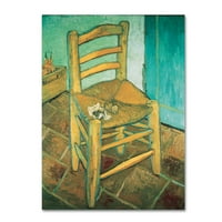 Marcă comercială Fine Art 'Vincent' s Chair ' Canvas Art de Vincent van Gogh